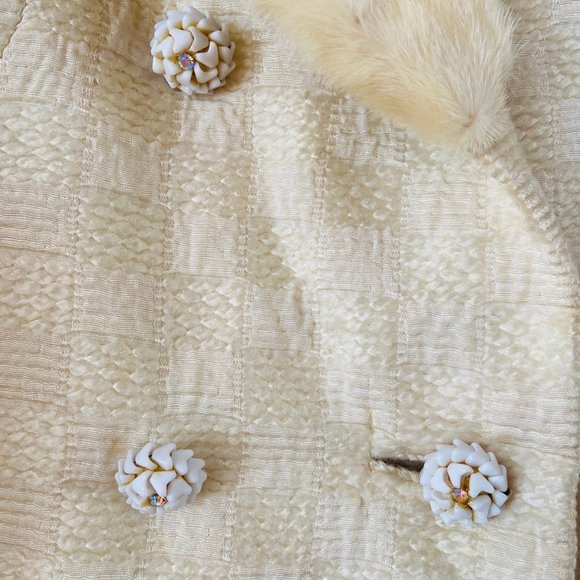 Luxury Vintage 60´s Saks fifth avenue tapestry fur coat Used *attention* - Picture 5 of 9